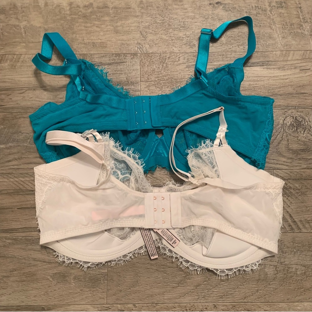Victoria Secret Lace Underwired Dream Angels Lined Demi Push Up Without Padding - Picture 8 of 14
